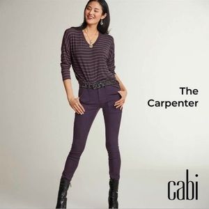 Cabi size 10 purple carpenter pants. New- never worn